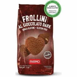 Ciasteczka Czekoladowe Bez Laktozy Bezglutenowe 200 g - Farmo