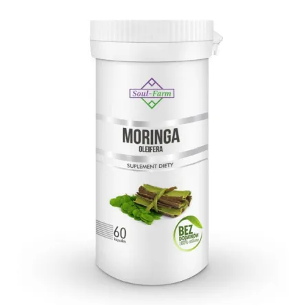 Moringa Ekstrakt 400 mg 60 Kapsułek Soul Farm