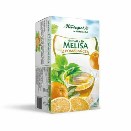 Herbatka FIX Melisa z Pomarańczą 40 g (20x 2 g) - Herbapol Kraków