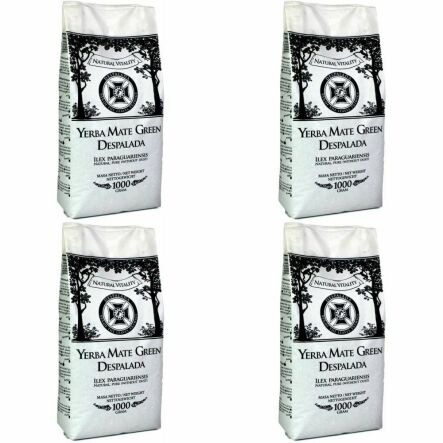 4 x Yerba Mate Green Despalada 1 kg