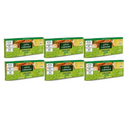 6 x Bulion - Kostki Warzywne Bio 126 g - Natur Compagnie