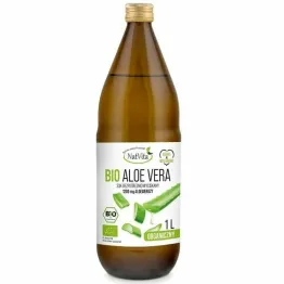 Bio Aloe Vera Sok Bezpośrednio Wyciskany 1200 mg Aloewerozy 1 l - Natvita