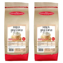 2 x Mąka Gryczana Typ 2000 1 kg - Młyn Niedźwiady