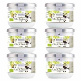 6 x Olej Kokosowy Virgin Bio 200 ml - Bio Planete