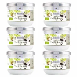 6 x Olej Kokosowy Virgin Bio 200 ml - Bio Planete