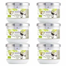 6 x Olej Kokosowy Virgin Bio 200 ml - Bio Planete