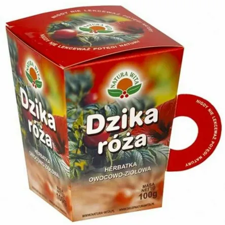 Herbatka Owocowo-Ziołowa Dzika Róża 100 g - Natura Wita