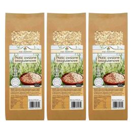 3 x Płatki Owsiane Bezglutenowe Błyskawiczne 500 g - Pięć Przemian