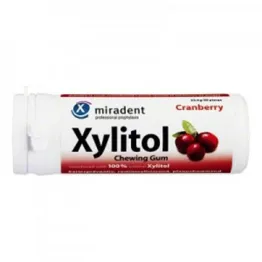 Xylitol Guma do Żucia Żurawina (30 Sztuk) - Miradent
