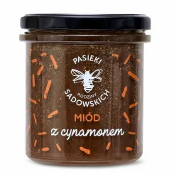Miód z Cynamonem 430 g - Pasieki Sadowskich