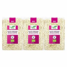 Zestaw 3 x Płatki Owsiane Bezglutenowe Bio 1 kg Bio Planet