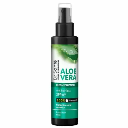 Odżywka w Sprayu z Aloesem Przeciw Wypadaniu Włosów ALOE VERA 150 ml - Dr. Sante