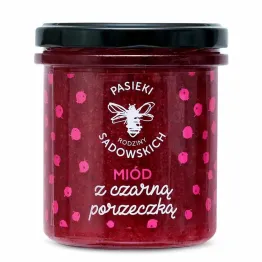 Miód z Czarną Porzeczką 430 g - Pasieki Sadowskich
