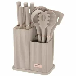 Zestaw Noży i Przyborów Kuchennych z Deską 12 Elementów - Klausberg