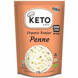 Makaron Konjac Penne Bio 270 g (200 g) - Keto Chef