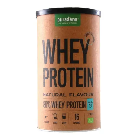 Koncentrat Białka Serwatk. B/G Bio 400 g Purasana