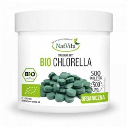 Chlorella BIO 500 mg 500 Tabletek - NatVita