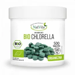 Chlorella BIO 500 mg 500 Tabletek - NatVita