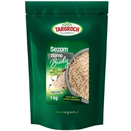 Sezam Biały Ziarno 1 kg  -Targroch