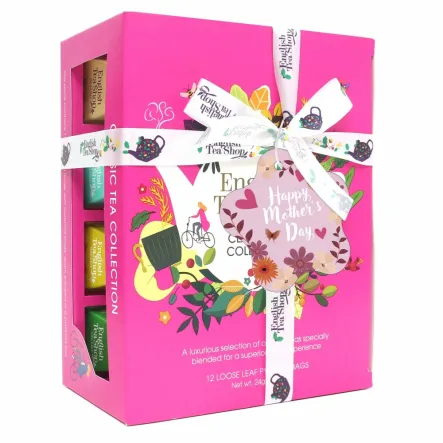 Zestaw na Dzień Matki - Herbaty Bio Classic 24 g (12 Piramidek) - English Tea Shop