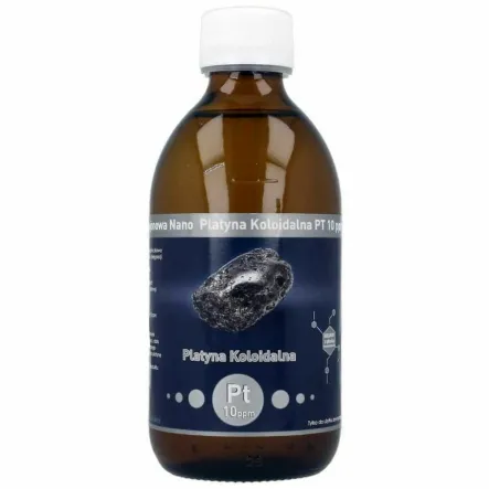 Niejonowa Nano Platyna Koloidalna 10 ppm 300 ml - Vitacolloids