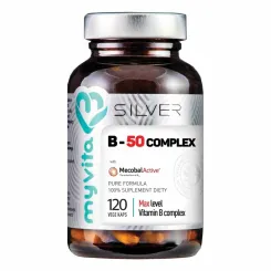 Silver Pure 100% Witamina B-50 Complex MAX 120 Kapsułek - MyVita
