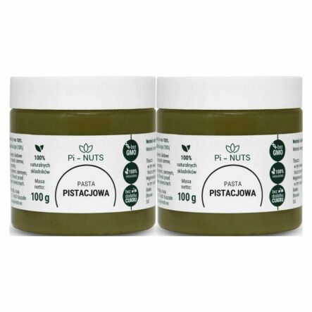 2 x Pasta Pistacjowa 100% 100 g - PI-NUTS