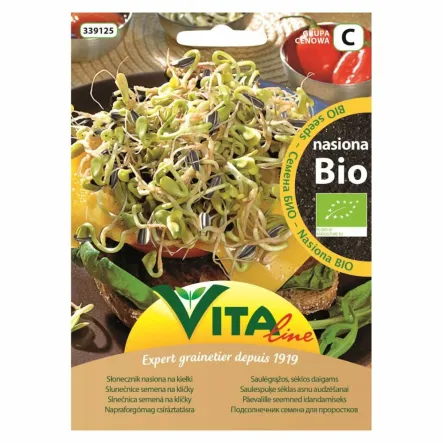 BIO Nasiona Na Kiełki Słonecznik 30 g - Vita Line