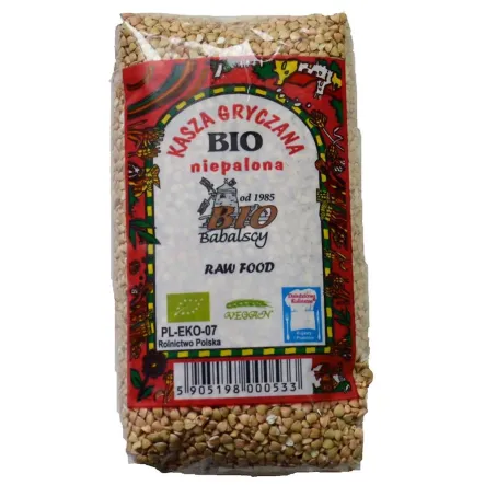 Kasza Gryczana Niepalona Bio 500 g - Babalscy