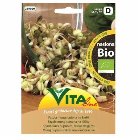 BIO Nasiona Na Kiełki Fasola Mung 30 g - Vita Line