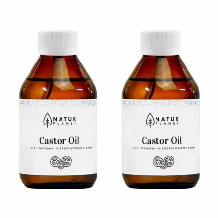 2 x Olej Rycynowy Nierafinowany 100 ml - Natur Planet