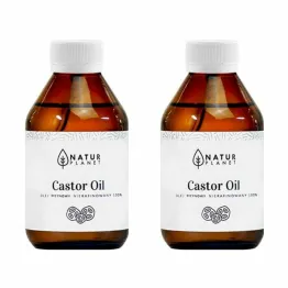 2 x Olej Rycynowy Nierafinowany 100 ml - Natur Planet