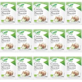 Zestaw 15 x Cukier Waniliowy z Wanilią Bourbon Bio 15 g - Bio Planet