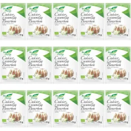 Zestaw 15 x Cukier Waniliowy z Wanilią Bourbon Bio 15 g - Bio Planet