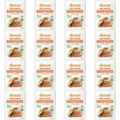 16 x Proszek do Pieczenia Bezglutenowy Bio 51 g (3 x 17 g) - Biovegan