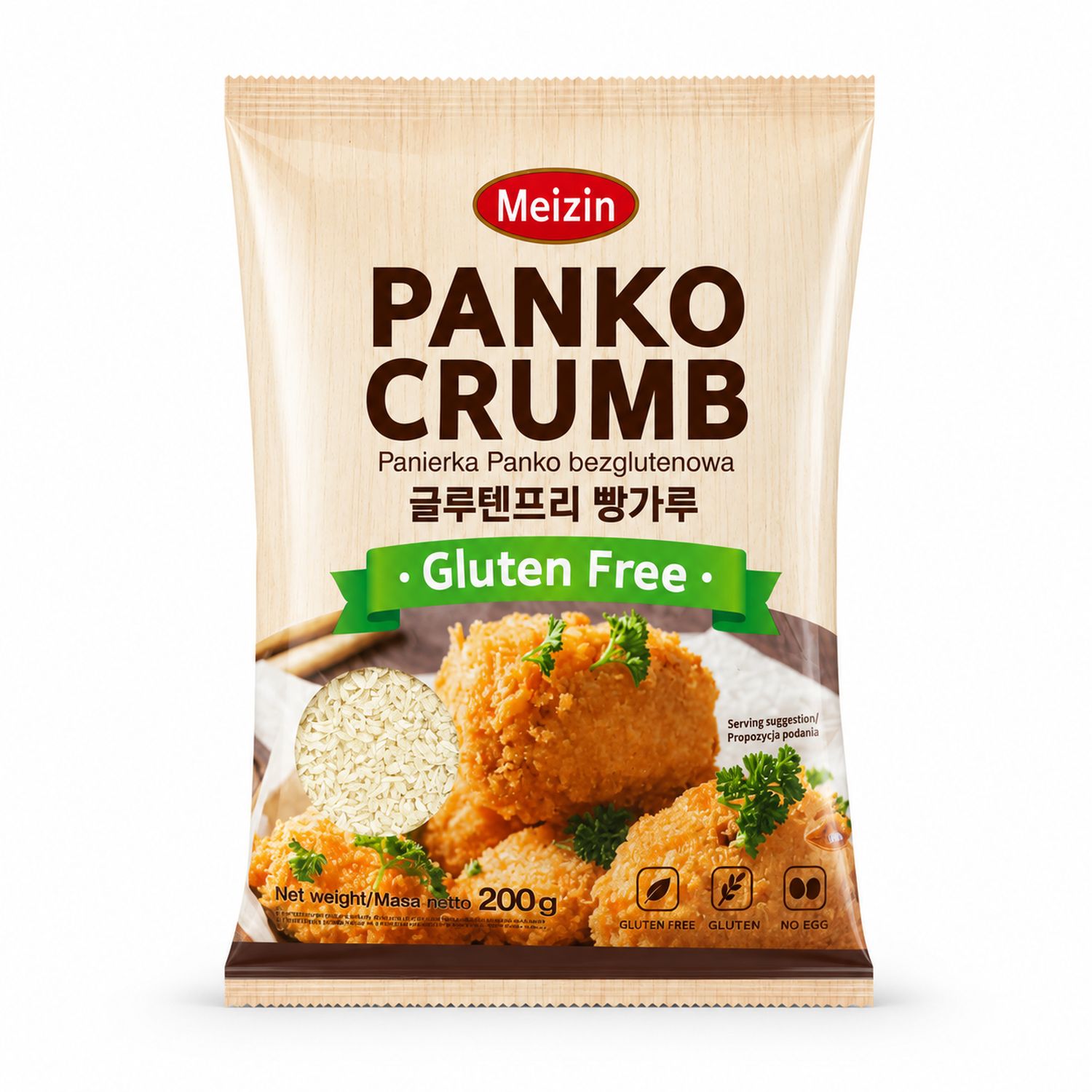 Panierka Panko Bezglutenowa 200 g - Meizin