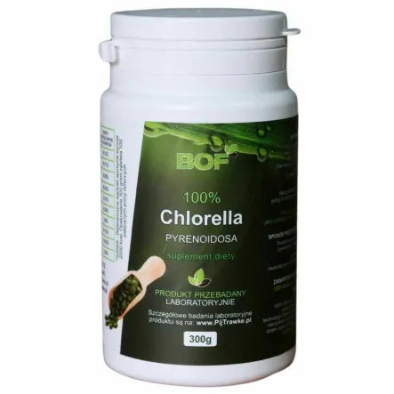 100% Chlorella Pyrenoidosa 300 g (1200 Tabletek) - BOF