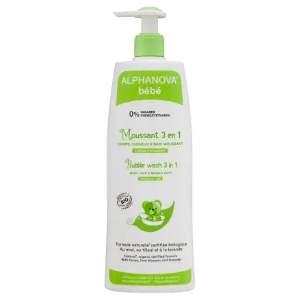 Płyn do Kąpieli dla Dzieci 3w1 500 ml Alphanova Bebe