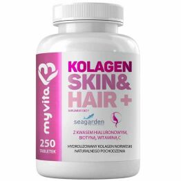 Kolagen Skin & Hair+ 250 Tabletek - Myvita