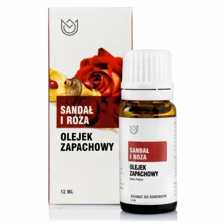 Olejek Zapachowy Sandał i Róża 12 ml - Naturalne Aromaty