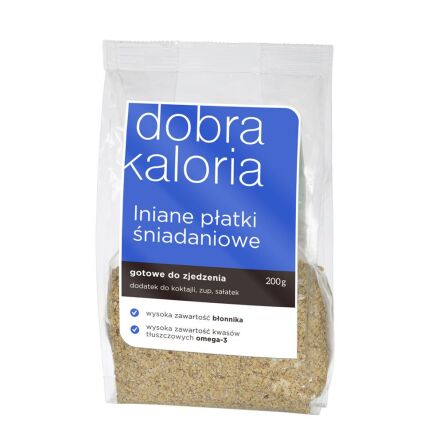 Lniane Płatki Śniadaniowe 200 g Dobra Kaloria