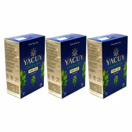 3 x Yerba Mate YACUY Pure Leaf  Unsmoked Vaccum 500 g