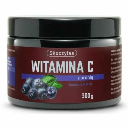 Witamina C z Aronią Proszek 300 g - Skoczylas