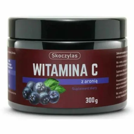 Witamina C z Aronią Proszek 300 g - Skoczylas