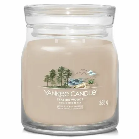 Świeca Średnia SEASIDE WOODS - Wosk Sojowy 368 g - YANKEE CANDLE