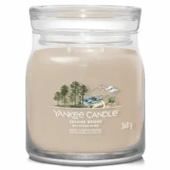 Świeca Średnia SEASIDE WOODS - Wosk Sojowy 368 g - YANKEE CANDLE