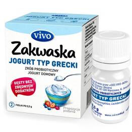 Zakwaska do Jogurtu TYP GRECKI 2 Sztuki 1 g (2 x 0,5 g) - VIVO COLD