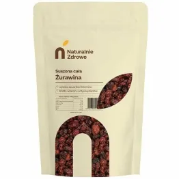 Żurawina Suszona Całe Owoce 500 g - Naturalnie Zdrowe