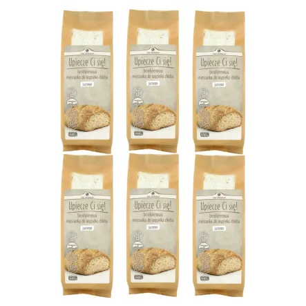6 x Mieszanka Chleba Bezglutenowego Jasnego 440 g Pięć Przemian