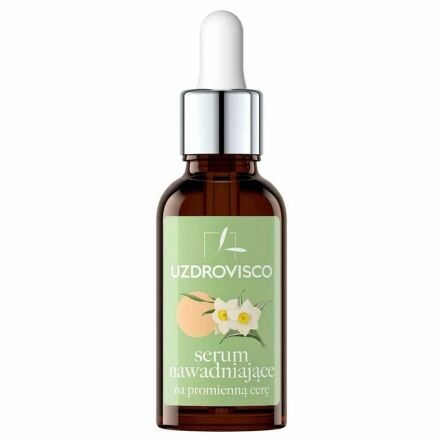 Serum Do Twarzy Bezolejowe Nawadniające na Promienną Cerę 30 ml - Uzdrovisco